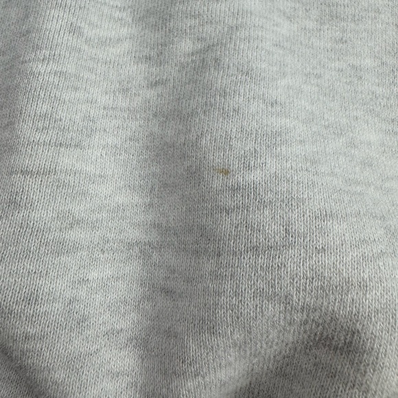 Aritzia TNA Cozy Fleece Mega Pullover Sweatshirt Sweater Heather Grey Light Knit - Picture 10 of 14